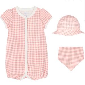 Baby Ralph Lauren Pink Gingham girl Gift Set